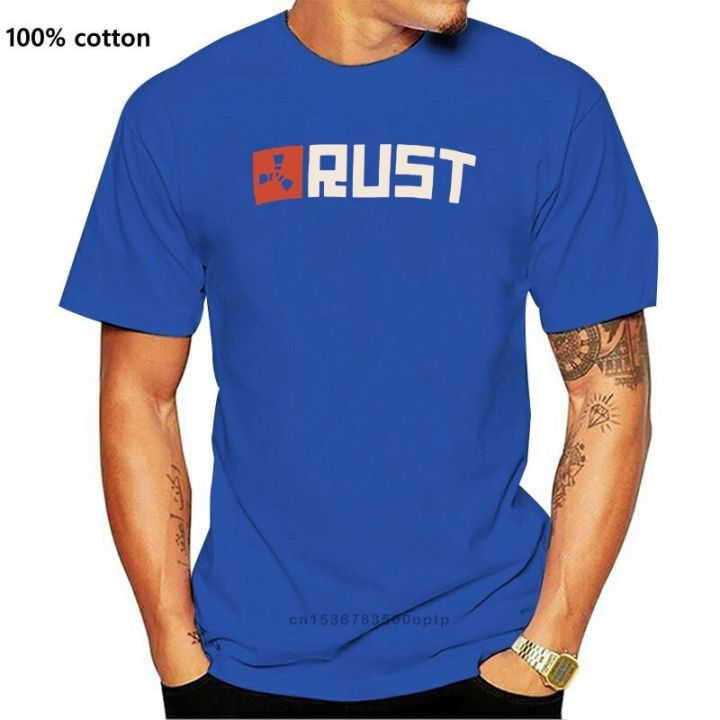 Rust Logo Shirt T Shirt Rust Game Steam Pc Garrysmod Gmod Portal Half