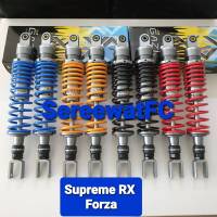 มีสปริงหลายสีให้เลือก โช้คหลัง GAZI Supreme RX  Forza ยาว 380 และ 400 มิล ของแท้  (1 คู่) จำหน่ายจากร้าน SereewatFC