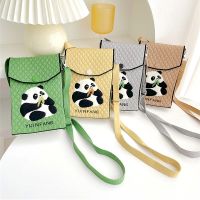 Womens Mini Handbag Commuter Handbag Portable Cross-body Handbag Cute Panda Handbag Handmade Shoulder Bag