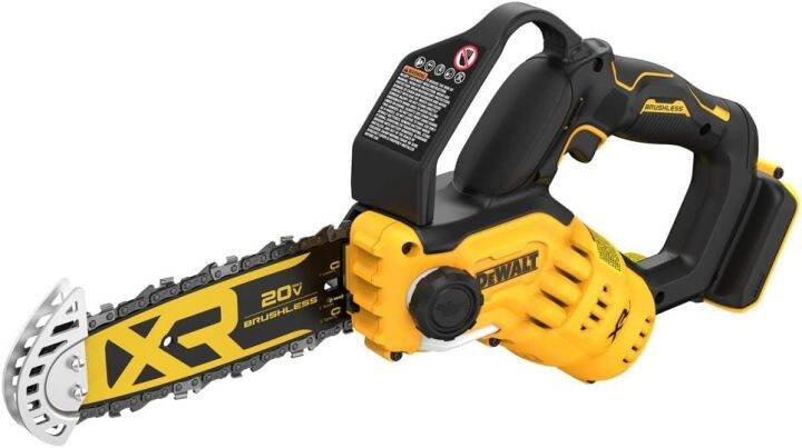 dewalt-dccs623b-เลื่อยโซ่มือเดียวไร้สาย-20v-max-บาร์-8-นิ้ว-เฉพาะตัวเครื่อง-มอเตอร์ไร้แปรงถ่าน