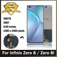 6.85 Original X687 LCD For Infinix Zero 8 / Zero 8i LCD X687 X687B Display Touch Screen Digitizer Assembly Replacement