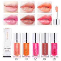 WOOLOVE 6Ml Clear Crystal Jelly Moisturizing Lip Gloss Moisturizing ลิปสติก Hydrating Polished Lips Oil Plumping Lips แต่งหน้า