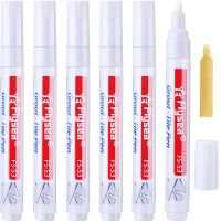 Tile Pen Wall Grout Restorer Pen Repair White Markers Grout Filler Pen for Restoring Tile Wall Gap Repai Floor Bathrooms/Kitchen