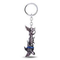 Game Trinkets League Legends Jinx Cannon Keychain Weapon Key Rings Gift Jewelry For Car