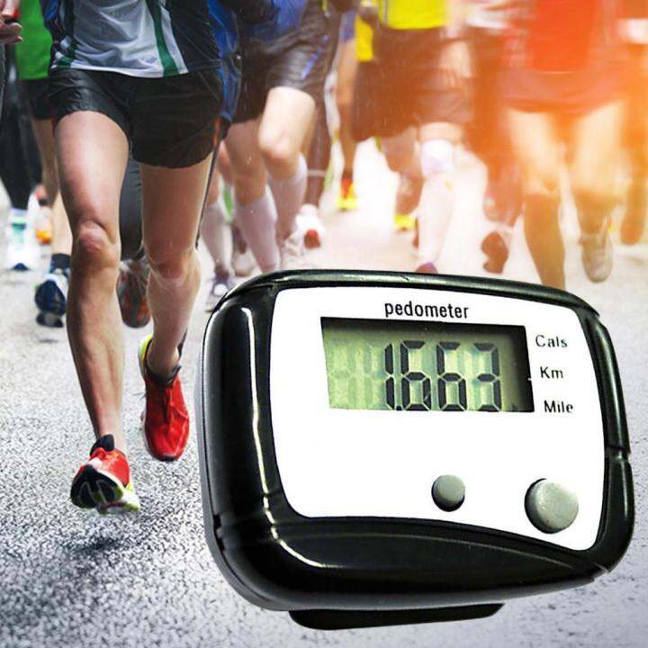 Pedometer Multifunctional Batterysaving ABS Portable Walking Counter