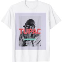 ROUND คอลูกเรือเสื้อยืด พิมพ์ลาย Tupac Photo Official-4XL  Y4RN