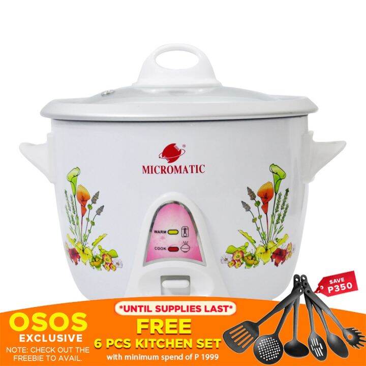 MICROMATIC Original Rice Cooker with Automatic Keep Warm and Fuse