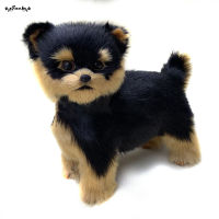 SUC Realistic Yorkie Dog Simulation Toy Dog Puppy Lifelike Stuffed Companion Toy Pet Dog Handcrafted New