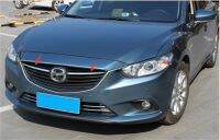 กระจังหน้าตาข่ายศูนย์หน้าโครเมียม,สำหรับ Mazda 6 Atenza M6 Gj แถบหม้อน้ำฝาปิดตะแกรงตกแต่งแม่พิมพ์เครื่องประดับ