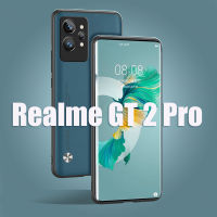 เคสโทรศัพท์สำหรับ Realme GT 2 Pro,เคสหนังหรูหราสำหรับธุรกิจแฟชั่นเรียบง่ายสีพื้นผิวด้านกันกระแทกแบบนิ่ม TPU มีสินค้าในสต็อก