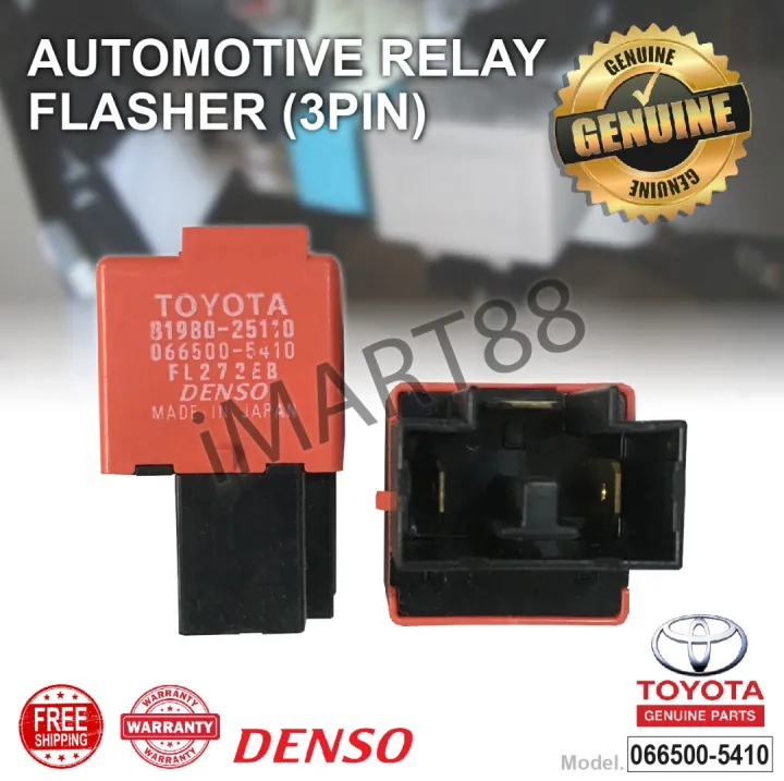 Original Denso Flasher Relay Part 066500 5860 Multi-Purpose Automotive ...