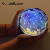 LED Galaxy Projector For kids Bedroom Lamp Starry Sky Night Light Star Colorful Rotating birthday Chrismas gift home planetariu