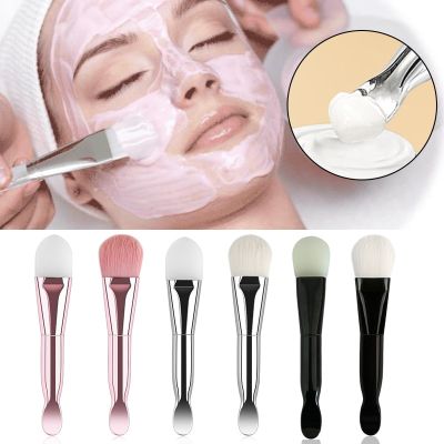 Face Mask Brush Homemade Facial Mask Stirring Brush Flat Soft Hair Face Mask Mud Applicator Skin Clean Care Tools Supplies Paint Tools Accessories