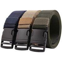 Webbing Tactical Work Buckle Waist Belt Army Quick Release