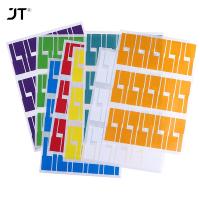 300Pcs Useful Colorful Waterproof Identification Tags Stickers Self-adhesive Cable Labels Marker Tool Fiber Wire Organizers Cable Management