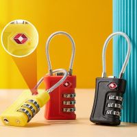 Bag Accessories With Lock Luggage Code Lock Travel Luggage Lock TSA Customs Code Lock Contrast Color Design Padlock
