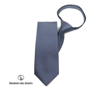 Giorgio Del Sarto Adults Zipper Tie Grey ไทซิป เนคไทสำเร็จรูปสีเทา