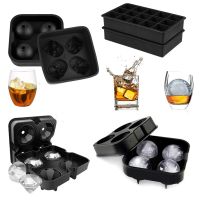 Square Skull Ice Mold Silicone Ice Cube Tray Ice Ball Maker For Whisky Summer Drinks Party Bar Accessories Ice Maker Ice Cream Moulds