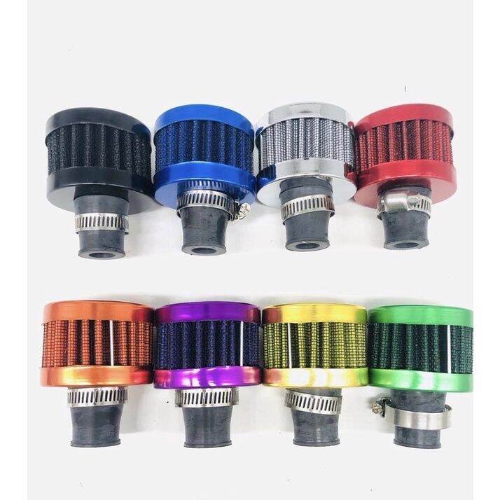 Motorcycle Air Filter Car Motor Cold Air intake Filter Turbo Vent 12MM