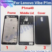 【☑Fast Delivery☑】 jiejiu65879742 กรอบหน้าสำหรับ Lenovo Vibe P1m P1ma40กรอบด้านหน้า,กรอบกลางกรอบฝาฝาหลังโครงจานบีเซล