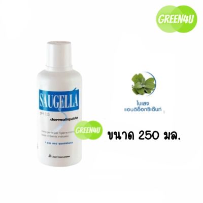 Saugella dermoliquido ซอลเจลล่า สบู่สำหรับจุดซ่อนเร้น 250 ml.สีฟ้า