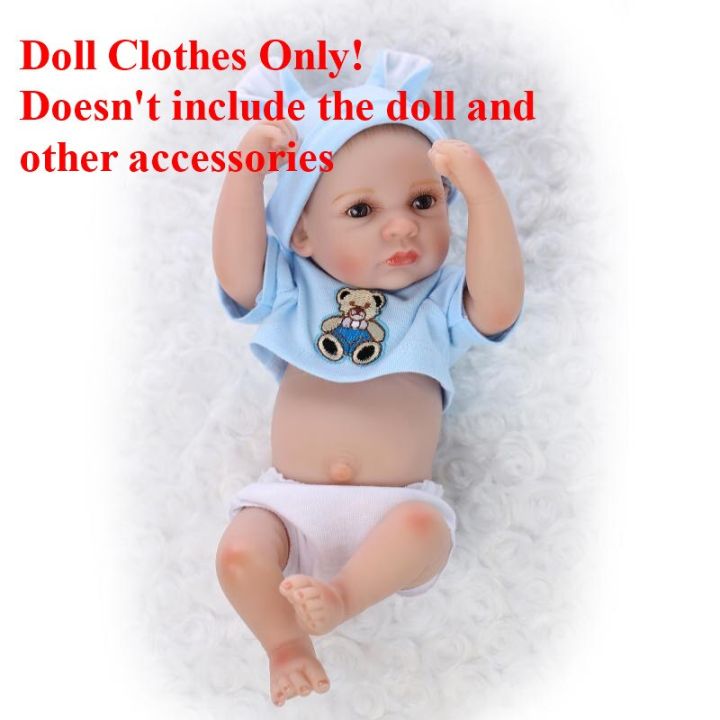 เสื้อผ้าตุ๊กตาขนาดเล็กชุดเซ็ตสูทนิ้ว-bebe-reborn-26-28ซมทารก-silikon-reborn-ชุดตุ๊กตาและ-rompers-อุปกรณ์-npk