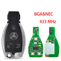 1Pcs รถกุญแจรีโมทสำหรับ Benz A C E S Class BGA NEC 433 Mhz Auto Smart Control เปลี่ยนรถ Blank Key