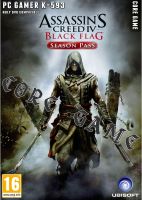 assassins creed IV black flag season pass แผ่นเกมส์ แฟลชไดร์ฟ เกมส์คอมพิวเตอร์  PC โน๊ตบุ๊ค