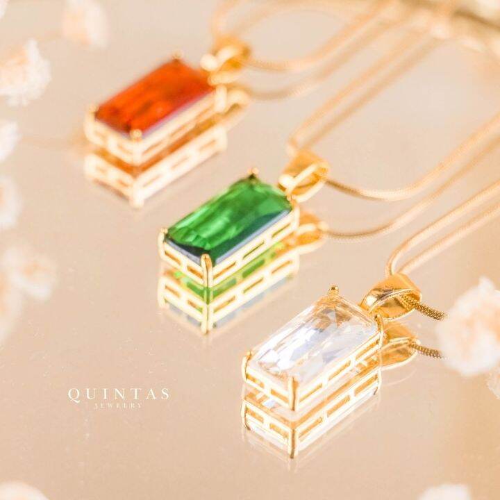 QUINTAS ™ Classic Gemstone Necklace (With FREE Jewelry Gift Box