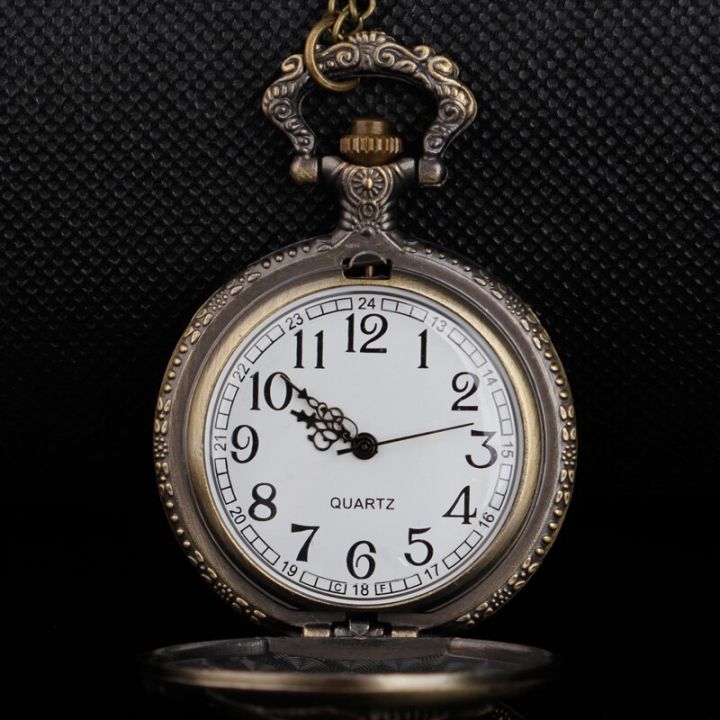 นาฬิกาควอทซ์แกะสลักรูปชาวประมงมีจี้นาฬิกาที่ใช้ได้จริงนาฬิกาพร้อมโซ่ของขวัญของคนรักตกปลา