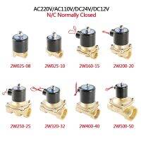 Electric Brass Solenoid Valve 1/4 3/8 1/2 3/4 1 2 Normally Closed Normally Open Valve for Water Oil Air 12V 24V 220V 110V