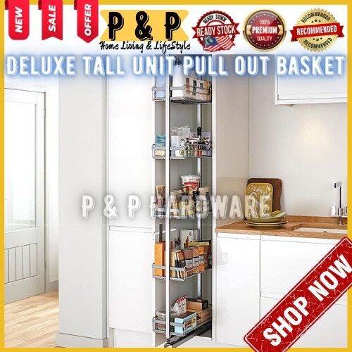 Pull Out Kitchen Cupboard Organizers Round Silver Sliding Pantry