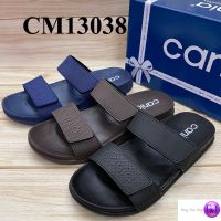 Cania คาเนีย CM 13038 รองเท้าแตะสวม (40-44) สีดำ/กรม/น้ำตาล