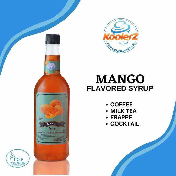 Top Creamery Mango Syrup 1kg Lazada PH