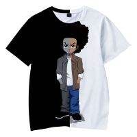 The Boondocks Printed 3D T-shirt Anime Cartoon Harajuku Streetwear Oversized Tops Men Women Summer Fashion Casual Short Sleeve