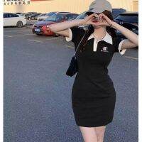 ✔ Authentic Champion Dress Womens Summer POLO Shirt 2023 New Casual Sports Little T-shirt Skirt Student Trendy