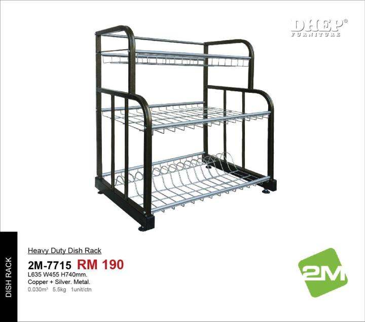 Heavy Duty Dish Rack Plate Rack Multipurpose Rack Lazada