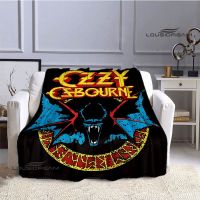 ozzy osbourne retro personality blanket warm beautiful blanket flannel soft and comfortable home travel blanket birthday gift