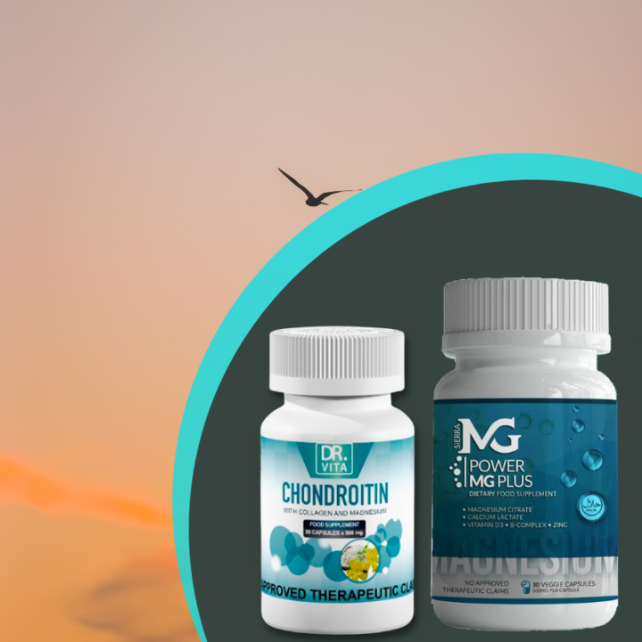 "FDA Certified"1 Bottle (30 Capsules) Dr. Vita Chondroitin + 1 Bottle
