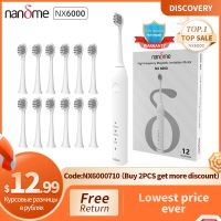 Nandme NX6000 Smart Sonic Electric Toothbrush IPX7 Rechargeable Ultrasound Teeth Whitening Tooth Brush Ultrasonic Teethbrush