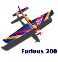 HSD RC Airplane Furious 200 PNP รถแข่งบังคับรีโมทโมเดลเครื่องบิน Furious200งานอดิเรกไม่มีวิทยุและแบตเตอรี่สินค้าขายดี