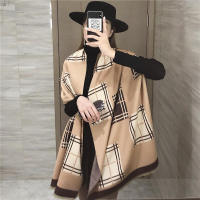 Stripe Printed Elegant Korean Scarves Cashmere Womens Scarf Printed 2023 New Long Scarf Luxury Fashion Soft Autumn Winter Jacquard New Thick Double-sided Two-colors Multi-functional Warm Shawl 1