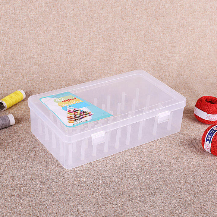 Graceful Sewing Thread Storage Box 42 Spools Bobbin Carrying Case