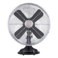 12 Retro 3-Speed Metal Table Fan (BlackWhiteGreenOff WhiteGoldOtherPinkRedSilver)