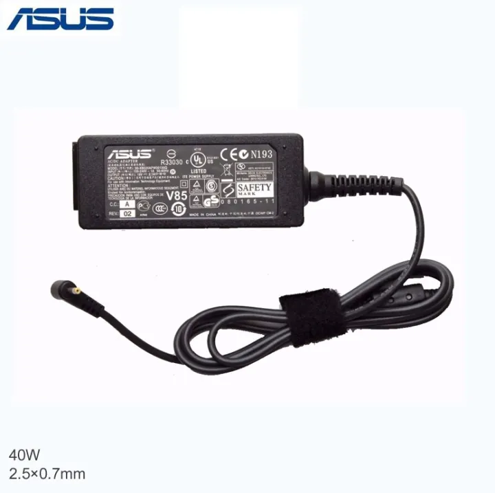 Asus Laptop Charger 19v 21a 40watts Dc Size 2507mm Lazada Ph 4996