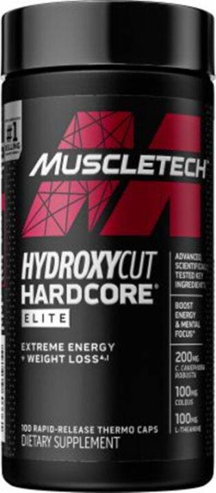 muscletech-hydroxycut-hardcore-elite-100-caps-thermogenic-fat-burner-elite-thermogenic-weight-management-support-capsule-powerful-thermogenic-solution-for-increased-energy-and-focus-ลดน้ำหนัก-เพิ่มพลั