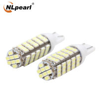 NLpearl ไฟตกแต่งภายในรถยนต์ T10 W5W 68 LED 194 501 1206 SMD,ไฟสัญญาณดวงไฟไฟอัตโนมัติ DC 12V จำนวน2ชิ้น