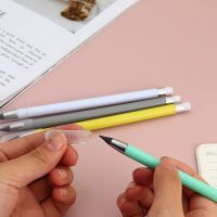 No Ink Pen Everlasting Pencil Unlimited Writing Metallic Erasable Pencil Kawaii Stationery School Supplies