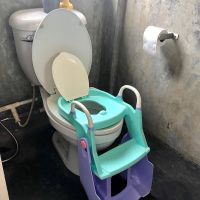 Bonbebe 2-Step Potty Trainer กระโถนเด็ก บันไดกระโถนสำหรับชักโครก บันไดชักโครก ที่นั่งรองชักโครกเด็ก