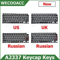 New US UK RU Russian Keyboard Key Keycaps For Apple Macbook Air 13" M1 A2337 Keycap Key Cap 2020 EMC 3598 Basic Keyboards